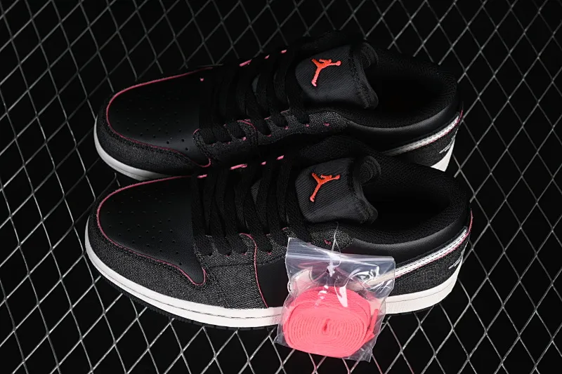 All categories Air Jordan Jordan series basketball shoes Air Jordan 1 Low Air Jordan 1 Low AJ1 Joe 1 black denim low-top cultural casual sneakers IR0842-010